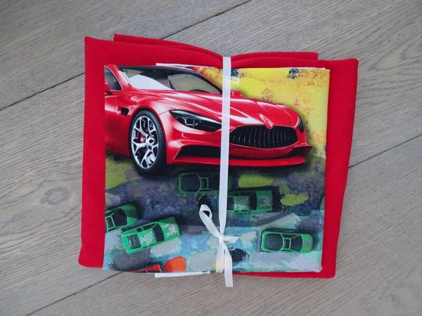 DIY Stoffenpakket Sports car red 1
