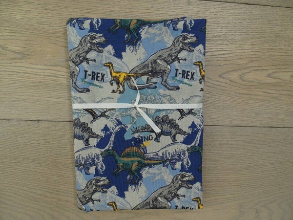 DIY Stoffenpakket dino blauw T-rex