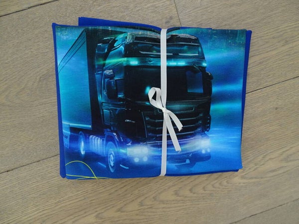 DIY Stoffenpakket vrachtwagen kobalt