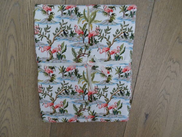 DIY Stoffenpakket wit flamingo