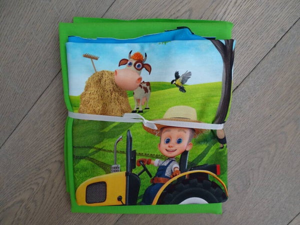 DIY Stoffenpakket Boer gele tractor