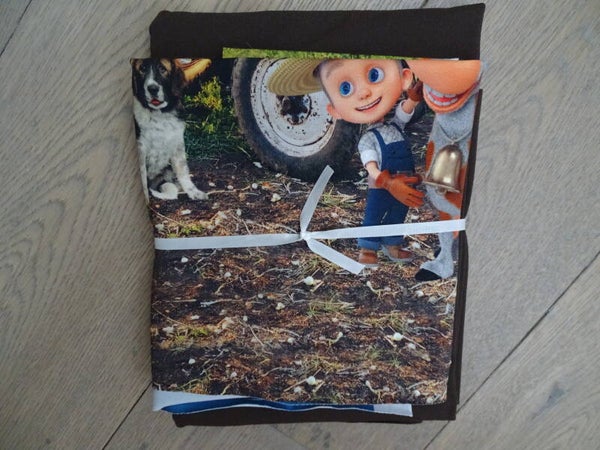 DIY Stoffenpakket Boer blauwe tractor 2