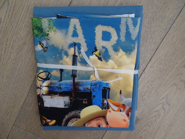 DIY Stoffenpakket Boer blauwe tractor 1