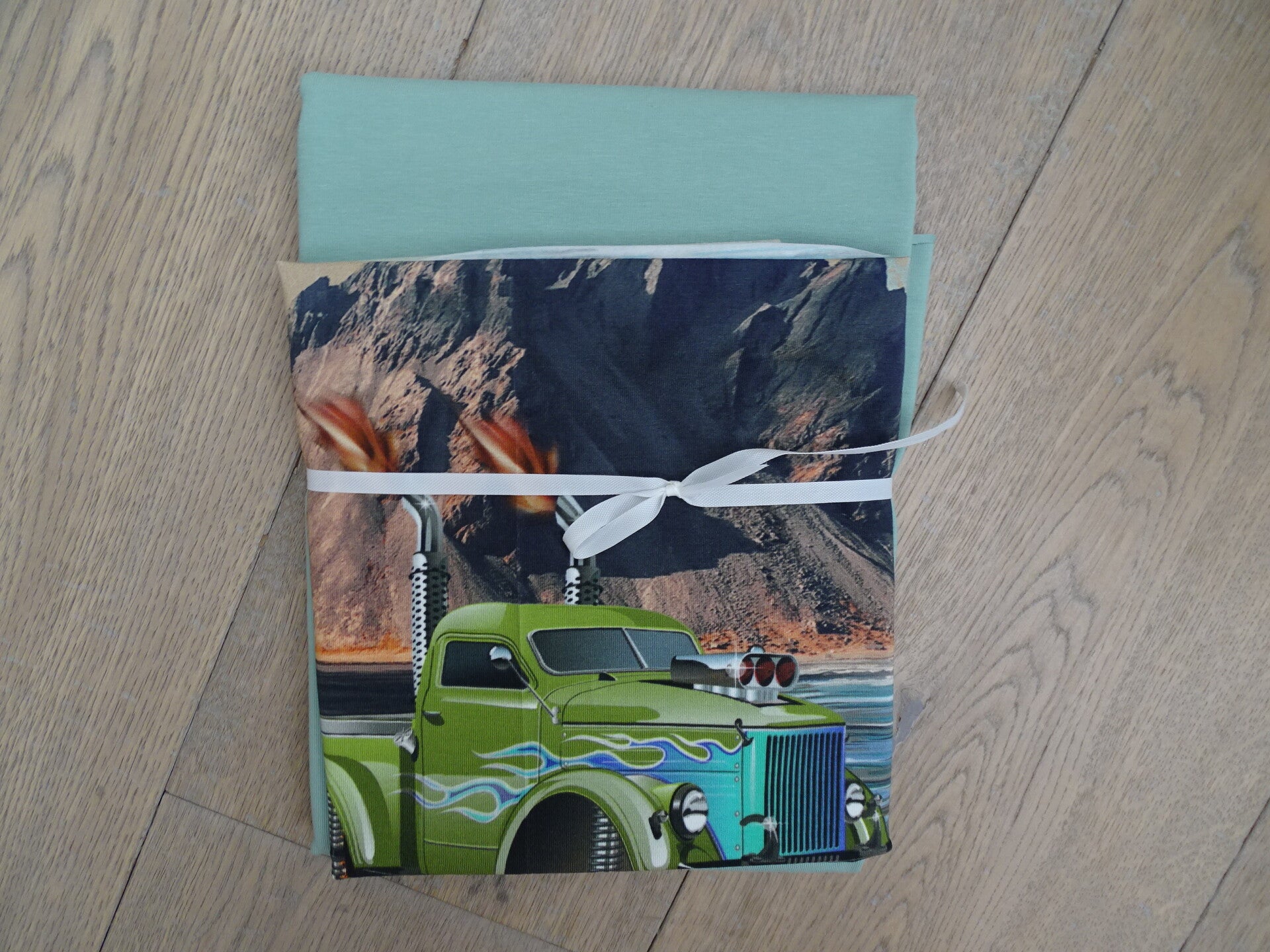 DIY Stoffenpakket Monstertruck Groen