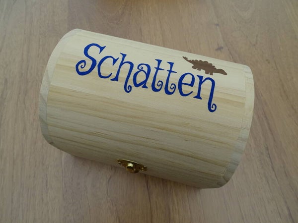 Klein houten kinderkoffertje "Shatten" 16L 12B 11H