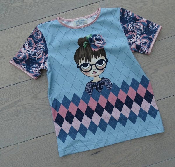 T-shirt schoolmeisje