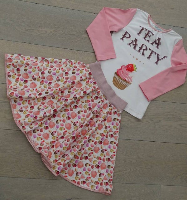 set: rok + longsleeve, Tea Party
