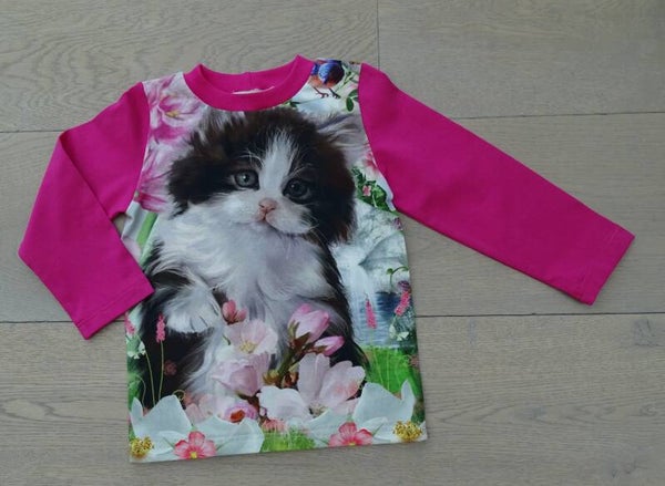 longsleeve fusia poesje