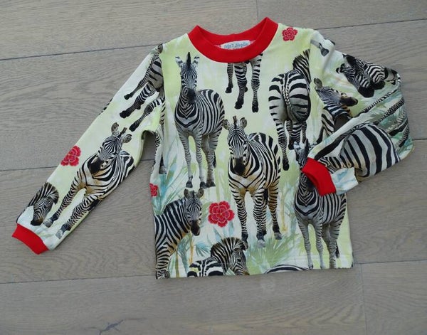 sweater zebra kleine print