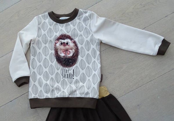 sweater egel blaadjes