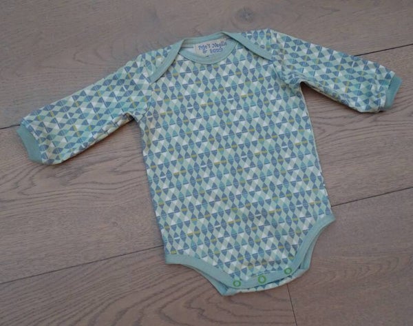 Romper print driehoekjes