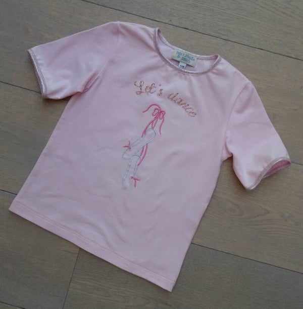T-shirt licht roze, Let's dance