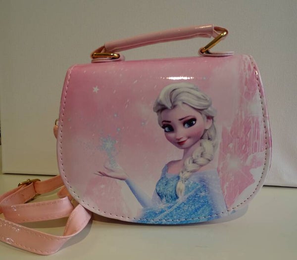 handtasje Frozen Roze Elsa ijskristal