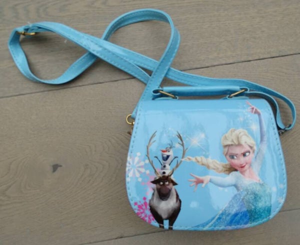 handtasje Frozen blauw Elsa/hert 2