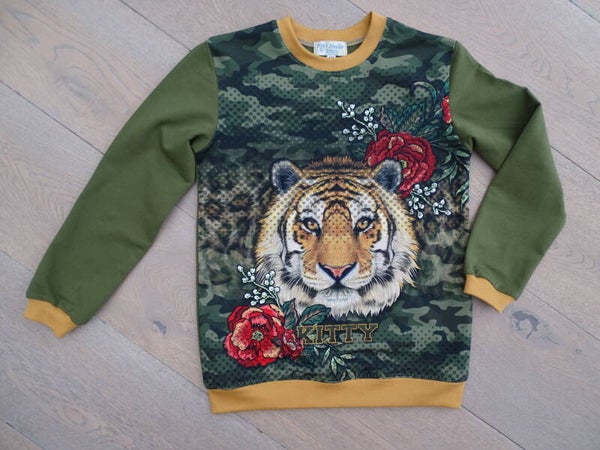 sweater Tijger groen