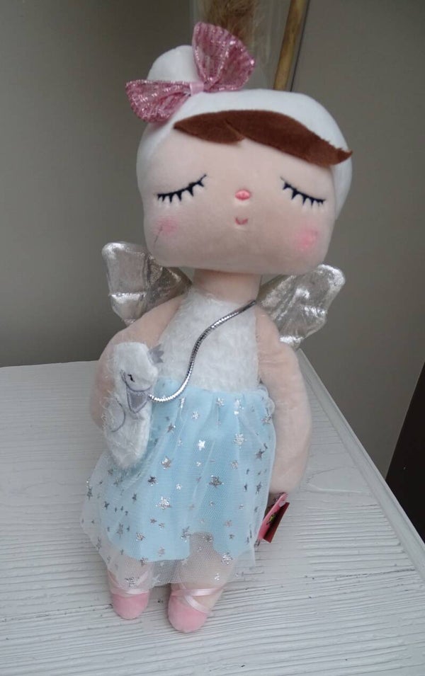 Metoo doll engel slapend blauw