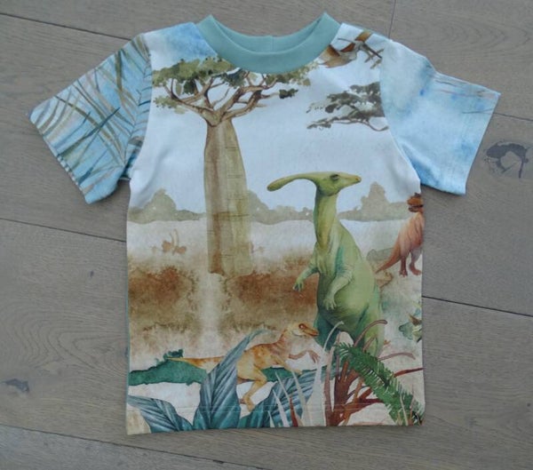 T-shirt Dinosaurs Forest stock