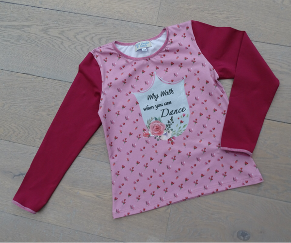 longsleeve roze dance