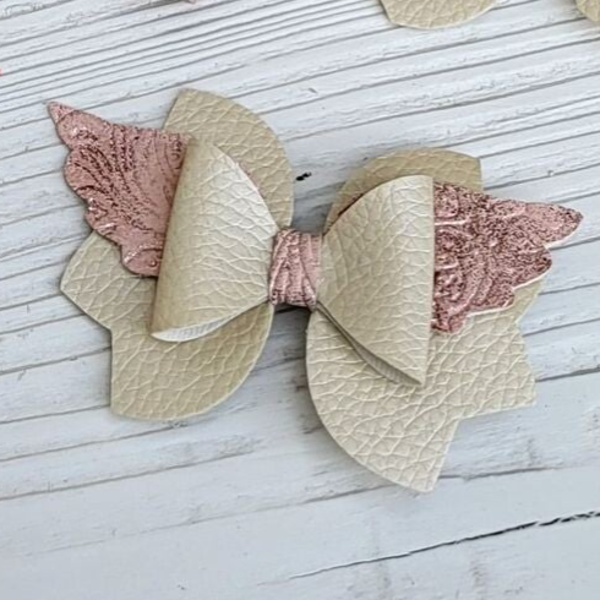 Strik rosé beige vleugels