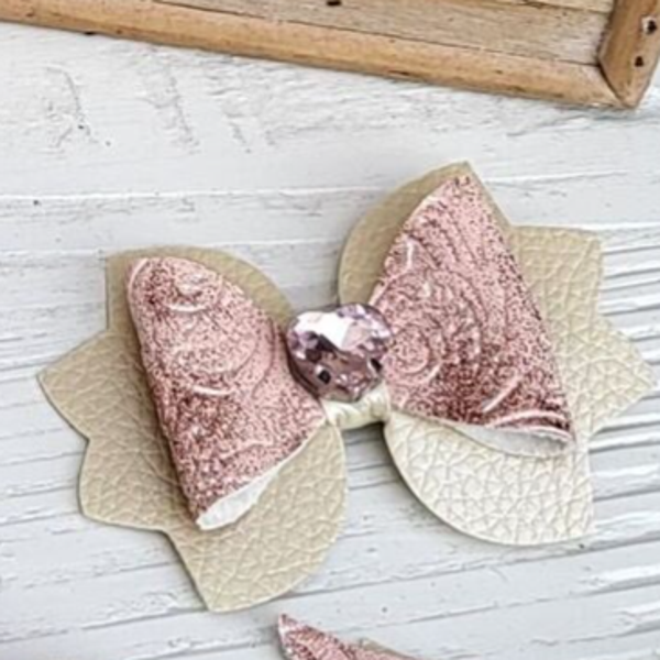 Strik rosé beige steen