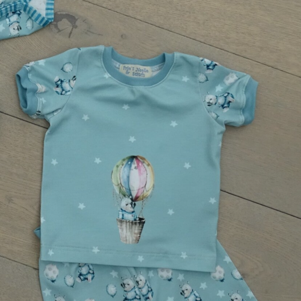 baby shirt neushoorn luchtballon