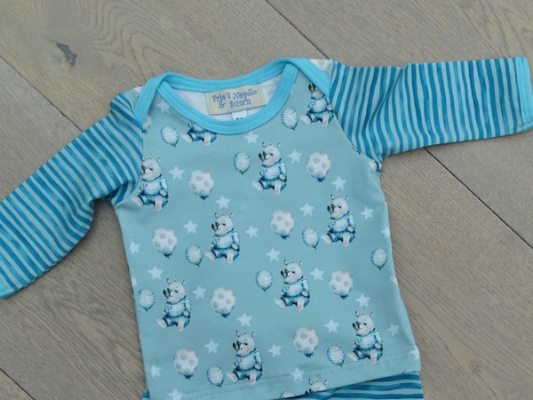 baby shirt neushoorn klein