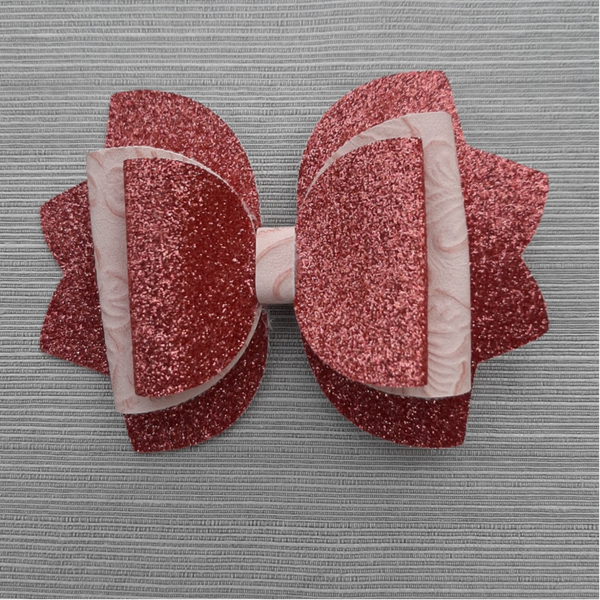 Strik glitter terre cotta