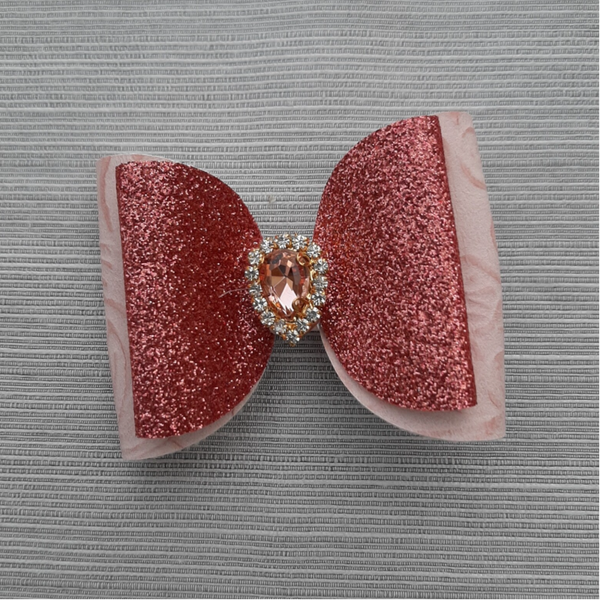 Strik glitter terre cotta juweel