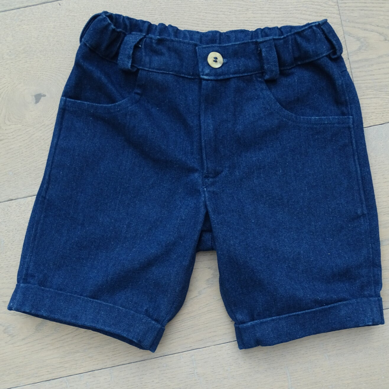 Korte broek jeans donkerblauw
