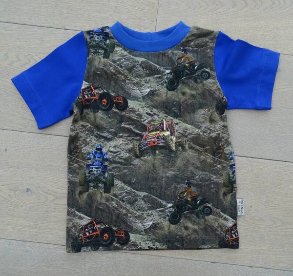 T-shirt Quad kleine print