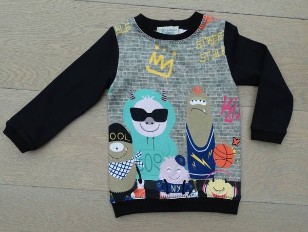 sweater skater veel mannetjes