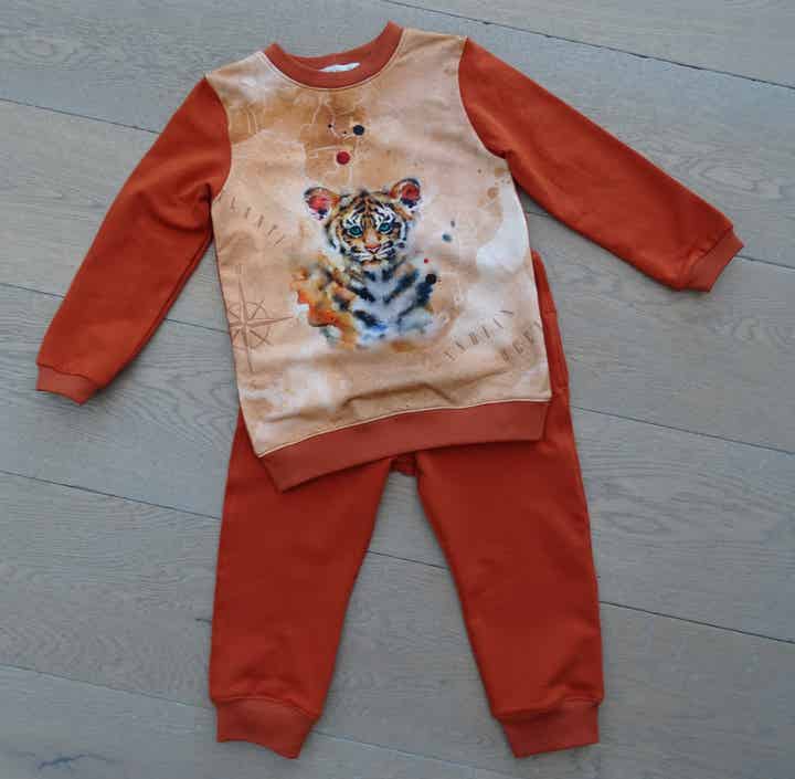 sweater Little Tiger met sweaterbroek