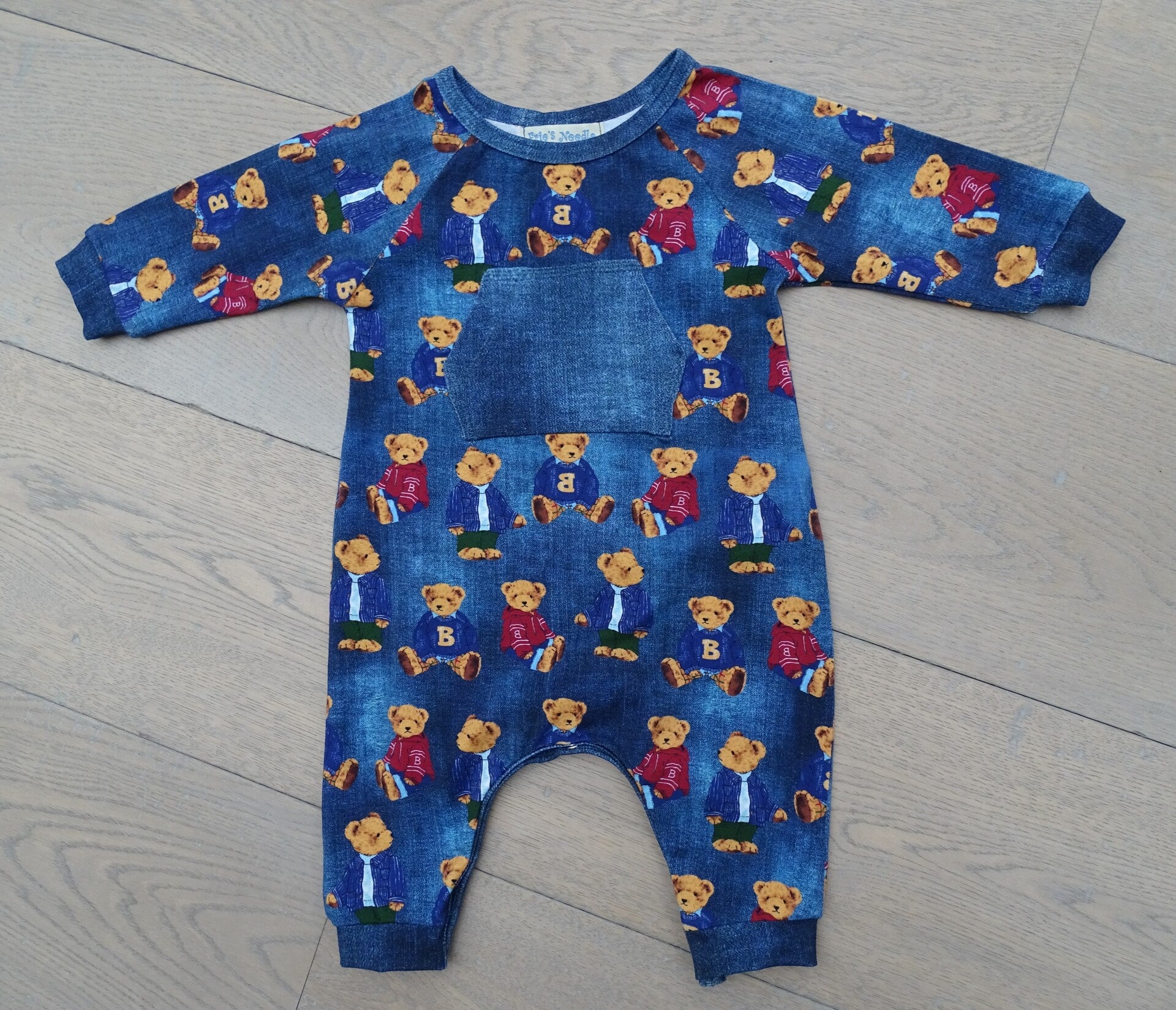 boxpakje jeansblauw beertjes