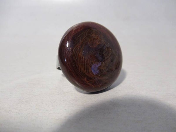 glastop met metalen ring one size fits all