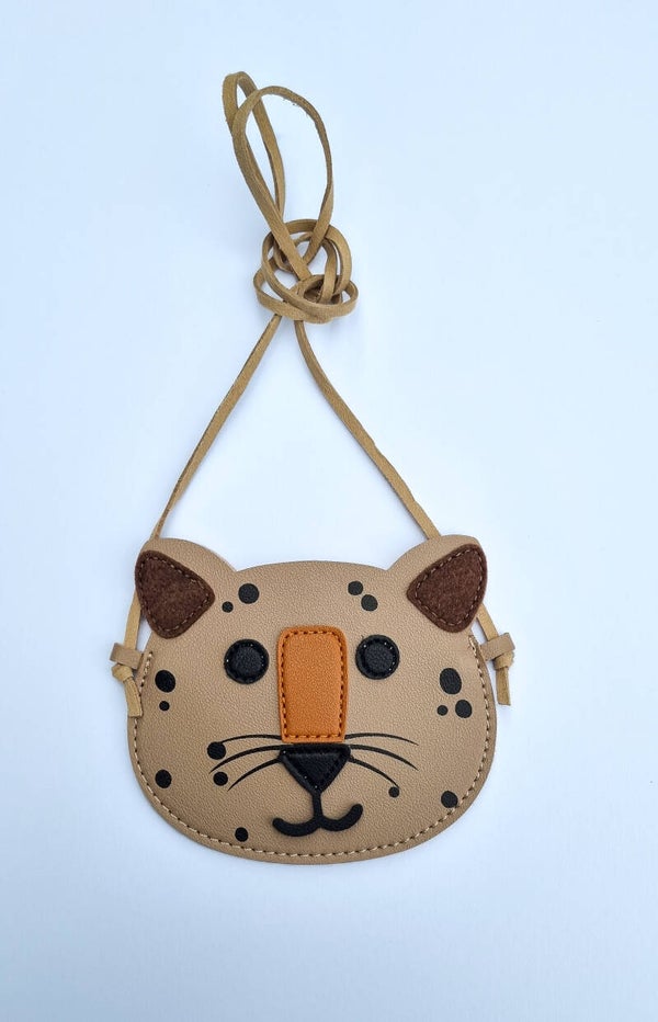 Schoudertas leopard