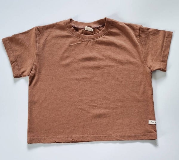 Brown tee