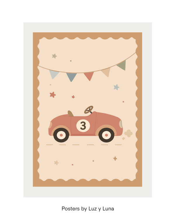 Poster Little Racer No. 3