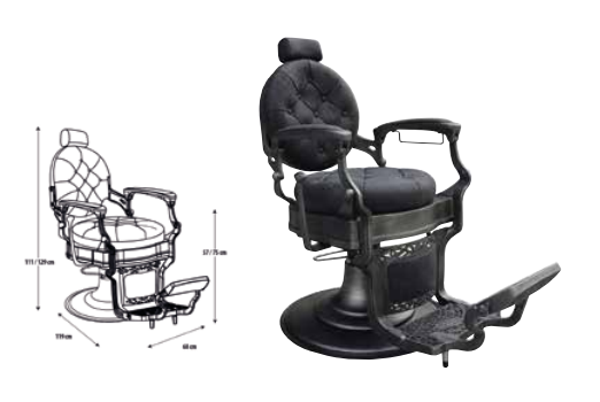 SILLON BARBERO STAFFORD NEGRO