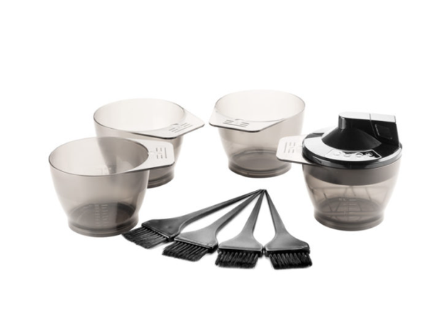 MEZCLADOR TINTE RECARGABLE CON 4 BOLS
