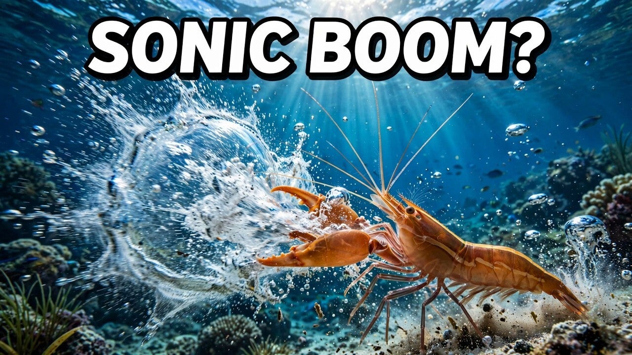 Thumbnail for Episode 7, Pistol Shrimp — a pistol shrimp on the reef snapping its claw and firing a cavitation bubble
