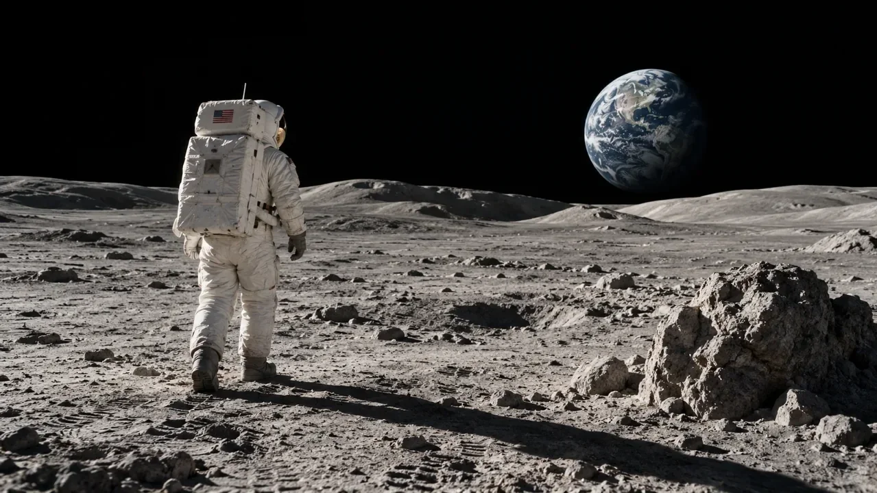 The Moon — AI-generated illustration