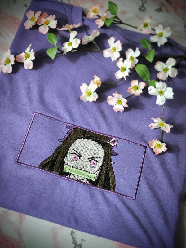 Demon Slayer Nezuko Maschinensticke