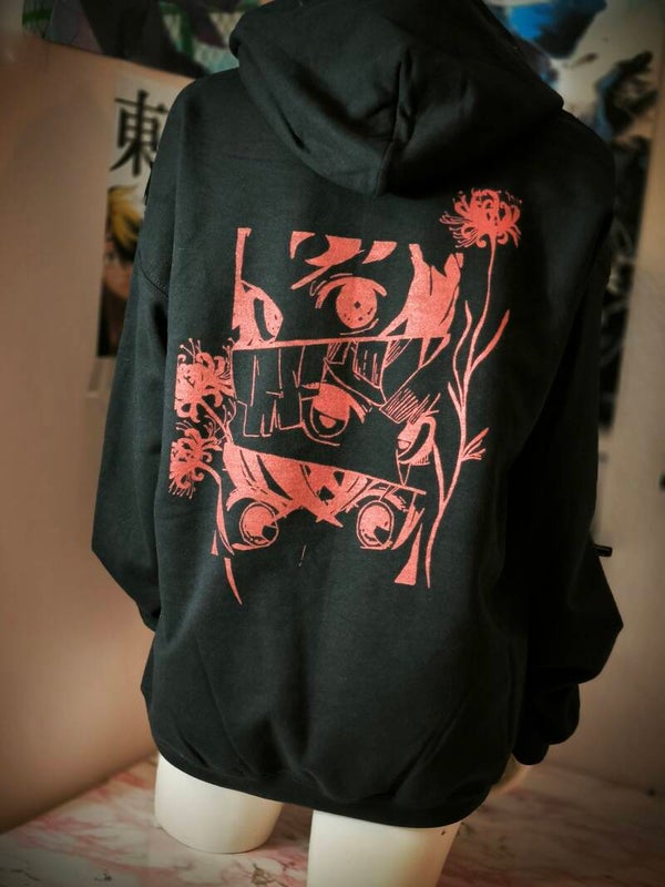 Demon Slayer Siebdruck Vorne und Hinten