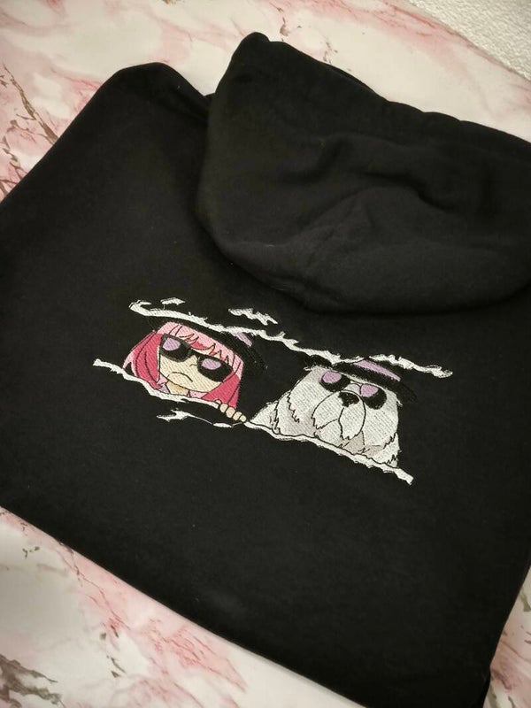 Anya & Bond Hoodie – Spy x Family Secret Mission Edition“