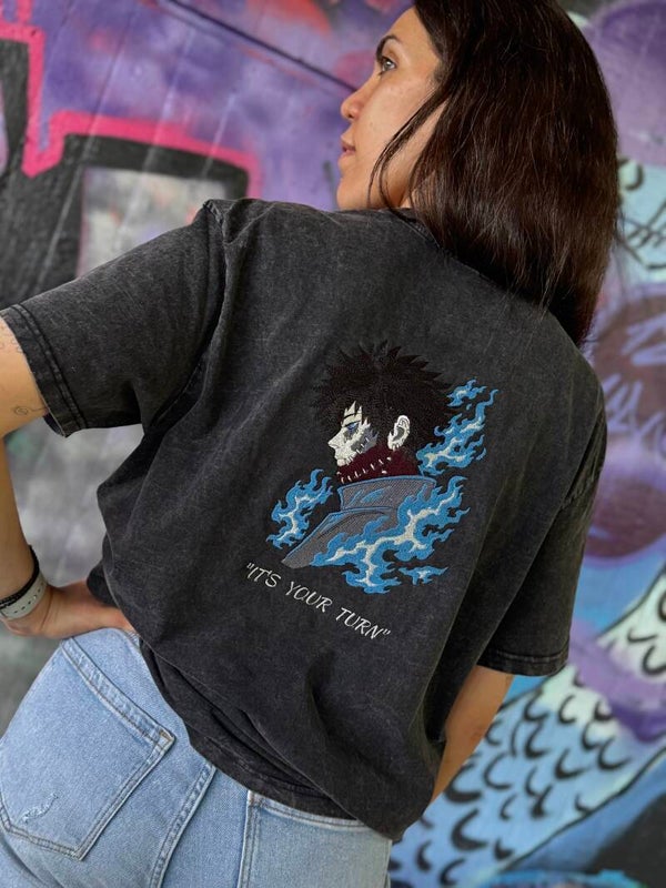 Dabi – Villain Arc Washed Oversize T-Shirt | Besticktes Anime Shirt