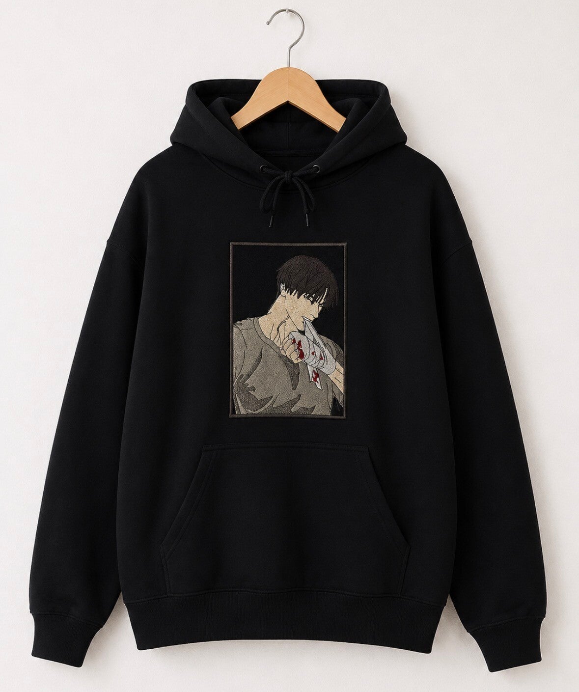 Jinx – Jaekyung Embroidered Hoodie | Limited Anime Streetwear Hoodie