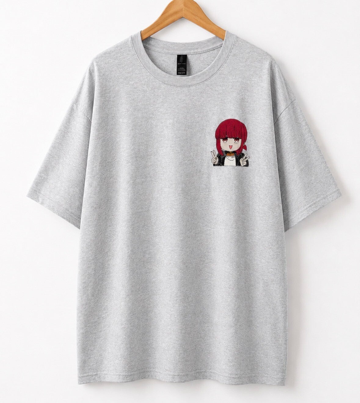 Smoking Behind the Supermarket with You – Chibi Embroidered T-Shirt