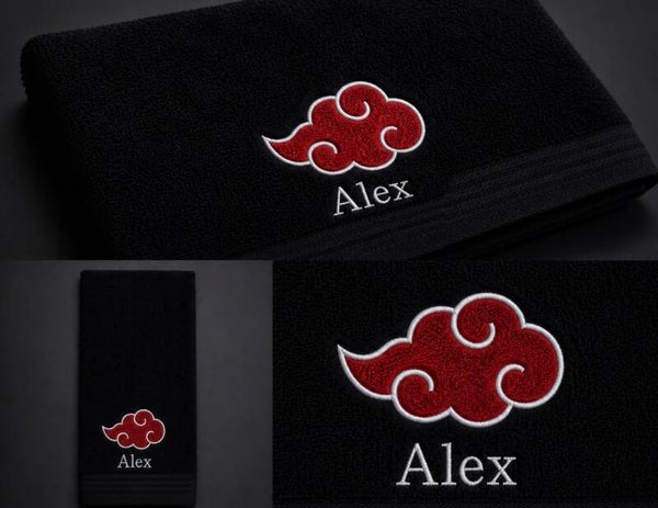 Embroidered Anime Gym Towel