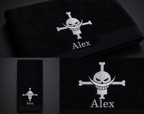 Embroidered Anime Gym Towel