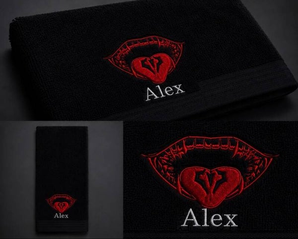 Embroidered Anime Gym Towel